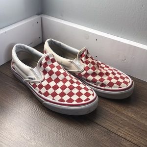 red checkered vans